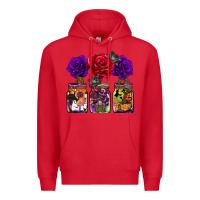 Red halloween jars rose Premium Hoodie - BarkalooDesign