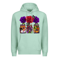 Seafoam halloween jars rose Premium Hoodie - BarkalooDesign