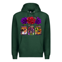 Sports Green halloween jars rose Premium Hoodie - BarkalooDesign