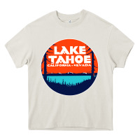 Cream lake tahoe california Heavy Core Tee - artisFamous
