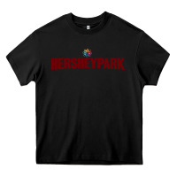 Black hersheypark happy Heavy Core Tee - artisFamous