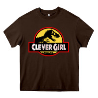 Chocolate Brown clever girl Heavy Core Tee - artisFamous