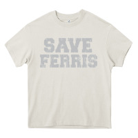 Cream save ferris Heavy Core Tee - artisFamous