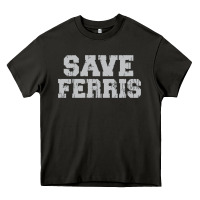 Asphalt save ferris Heavy Core Tee - artisFamous