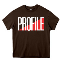 Chocolate Brown profile records Heavy Core Tee - artisFamous