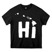 Black hi hawaii Heavy Core Tee - artisFamous