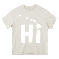 Cream hi hawaii Heavy Core Tee - artisFamous