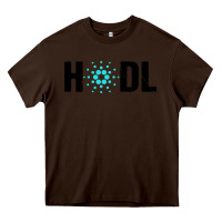 Chocolate Brown hodl cardano Heavy Core Tee - artisFamous
