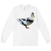 White Ancona Duck Long Sleeve Tee - LillyAllenDesigns