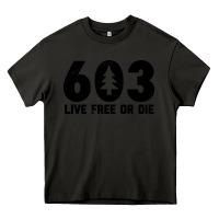 Asphalt live free or die 603 tree Heavy Core Tee - artisFamous
