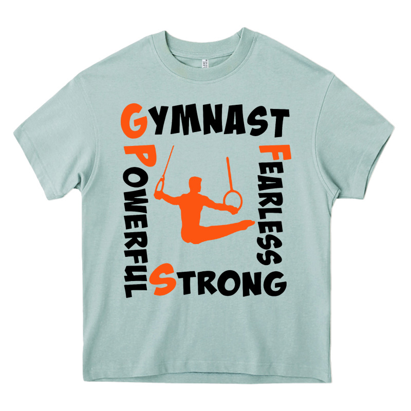 Awesome Gymnastics Boy Gymnast Power Strong Heavy Core Tee by artisFamous | Teevron