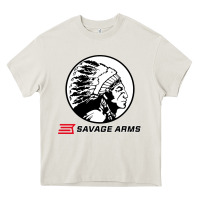 Cream savage Heavy Core Tee - artisFamous