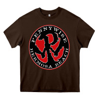 Chocolate Brown pennywise Heavy Core Tee - artisFamous