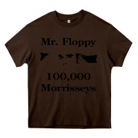 Chocolate Brown mr floppy Heavy Core Tee - artisFamous