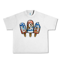 Lunar Rock USA Patriotic Leopard Popsicles Urban Heavy Tee - Jasminsmagicworld