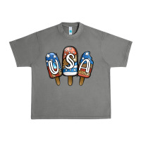 Tornado USA Patriotic Leopard Popsicles Urban Heavy Tee - Jasminsmagicworld