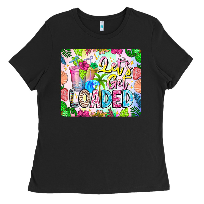 Lets Get Loaded Mouse Pad Ladies Tee by CowhideDigitalArt | Teevron