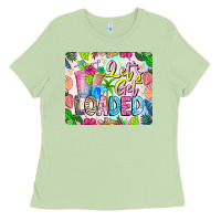 Matcha Lets Get Loaded Mouse Pad Ladies Tee - CowhideDigitalArt
