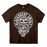 Chocolate Brown blackberry smoke’s Heavy Core Tee - artisFamous