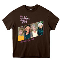 Chocolate Brown THE GOLDEN GIRLS Heavy Core Tee - artisFamous