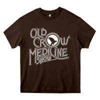 Chocolate Brown best of old crow medicine show Heavy Core Tee - artisFamous