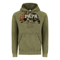 Vintage Olive bear papa Vintage Hoodie - Artiststas