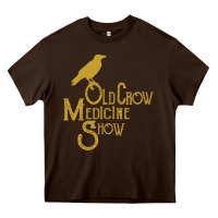 Chocolate Brown best of old crow medicine show Heavy Core Tee - artisFamous