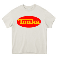 Cream tonka truck Heavy Core Tee - artisFamous