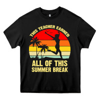 Black vintage this teacher earned all of this summer break Heavy Core Tee - artisFamous