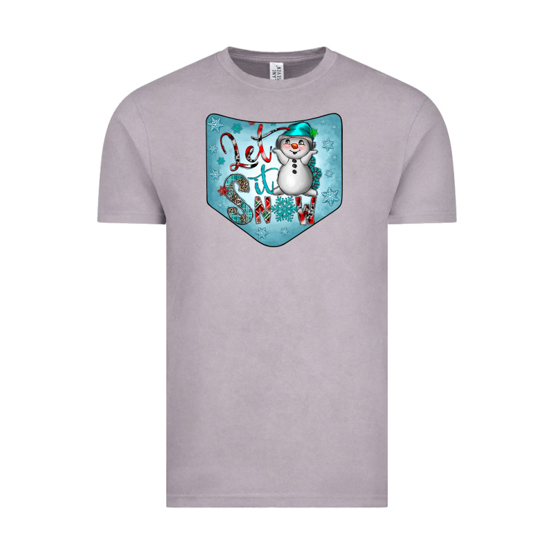 Christmas Pocket Vintage Tee by CowhideDigitalArt | Teevron