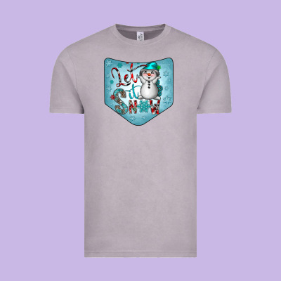 Christmas Pocket Vintage Tee Designed By Cowhidedigitalart