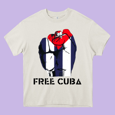 Free Cuba Heavy Core Tee Designed By Artisfamous
