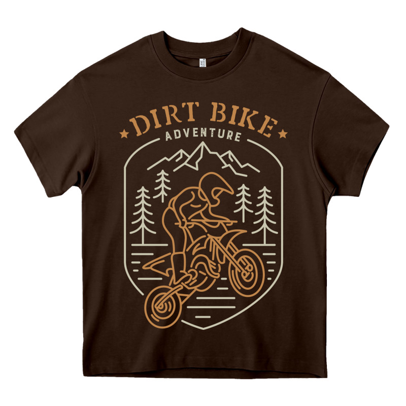 Dirt Bike 1a Heavy Core Tee by artisFamous | Teevron