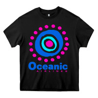 Black lost oceanic airlines Heavy Core Tee - artisFamous