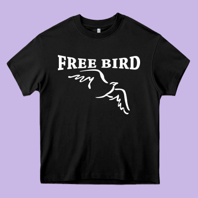 Lynyrd Skynard Free Bird Ronnie Van Zant Heavy Core Tee Designed By Artisfamous