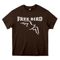 Chocolate Brown lynyrd skynard free bird ronnie van zant Heavy Core Tee - artisFamous