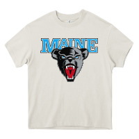 Cream maine black bears premier Heavy Core Tee - artisFamous