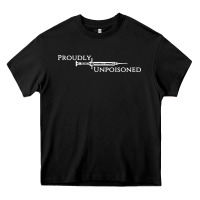 Black proudly unpoisoned Heavy Core Tee - artisFamous