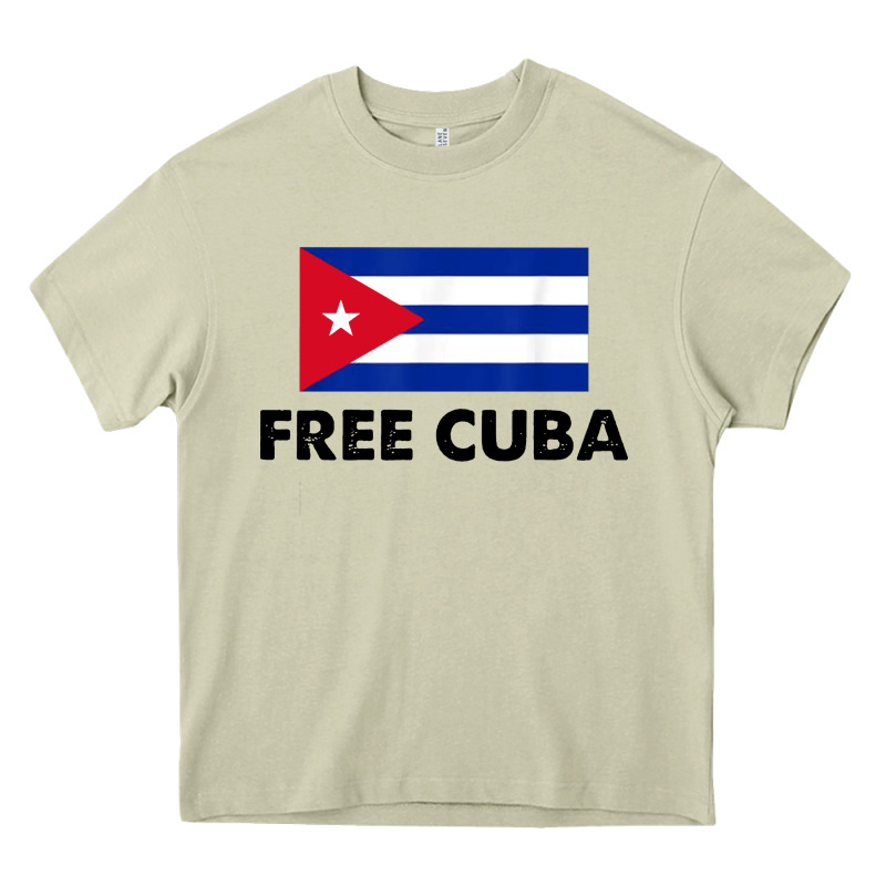 Free Cuba  Sos Cuba Cuba Pride Nuestra Cuba Heavy Core Tee by artisFamous | Teevron