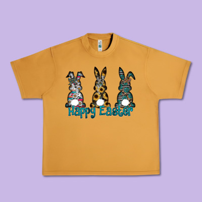 Happy Easter Urban Heavy Tee Designed By Cowhidedigitalart