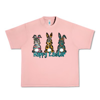 Salmon Happy Easter Urban Heavy Tee - CowhideDigitalArt