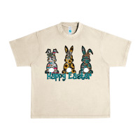 Sandshell Happy Easter Urban Heavy Tee - CowhideDigitalArt