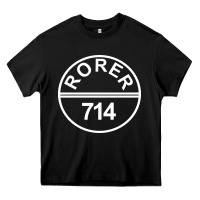 Black rorer 714 Heavy Core Tee - artisFamous