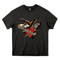 Asphalt sailor jerry tattoo art military mermaid Heavy Core Tee - artisFamous