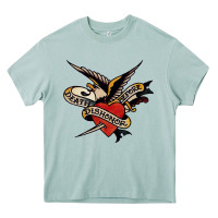 Arona sailor jerry tattoo art military mermaid Heavy Core Tee - artisFamous