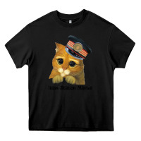 Black cat tama train station master Heavy Core Tee - artisFamous