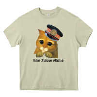 Mossy cat tama train station master Heavy Core Tee - artisFamous