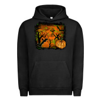 Pigment Black halloween backround Urban Hoodie - RanaPortraitStore