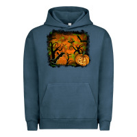 Pigment Midnight Navy halloween backround Urban Hoodie - RanaPortraitStore