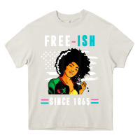 Cream juneteenth free ish since 1865 black Heavy Core Tee - artisFamous